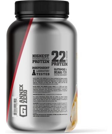 Annex Zero 2lb Vanilla Ice Cream by Elite Gold - Buy Online on GoSupps.com
