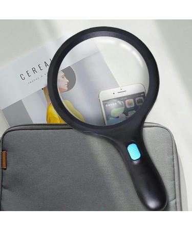 Portable with Light for Reading Premium Quality Handheld Magnifier with Light for Reading Exploring Inspection Full of Stars - Buy Online on GoSupps.com