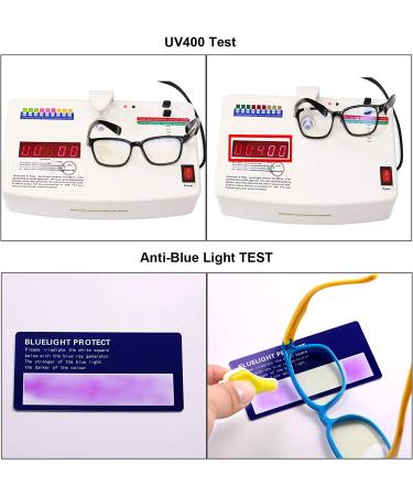 Getino Kids Blue Light Glasses | Anti Eyestrain & Glare Protection for Ages 3-12 | Red White Computer Gaming Glasses for Boys and Girls - Buy Online on GoSupps.com