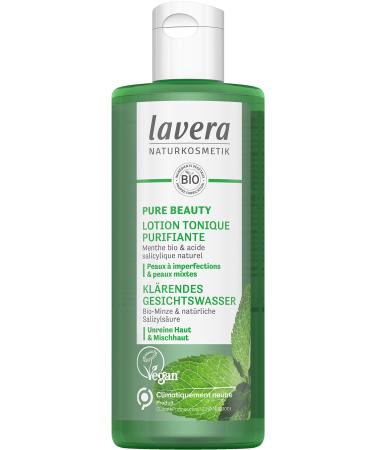 lavera Lavera Pure Beauty Purifying Toner Lotion - Organic Mint and Natural Salicylic Acid - Natural Cosmetics - Vegan - Certified - Climate Neutral - 200 ml