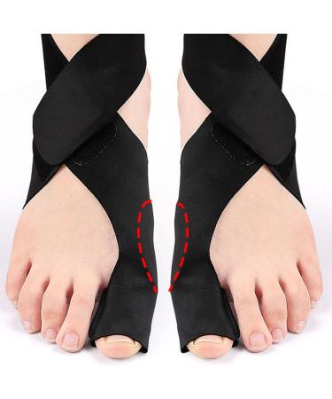 Bale corrector for women and men bale bandage bale cushion prevent slipping shock-damping adjustable toe straightener large toe separator for day and night