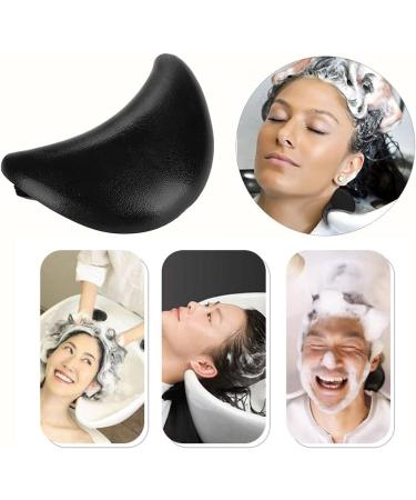 Salon Hair Washing Neck Rest Cushion  Professional Salon Silicone Shampoo Bowl Neck Head Rest Cushion  Black Durable Hairdressing Hair Wash Pillow Hair Washing Sink Accessory - Buy Online on GoSupps.com
