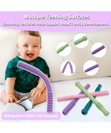 10 Pack Teether Toys for Babies 6-12 Months - BPA Free Bundle - Buy Online on GoSupps.com