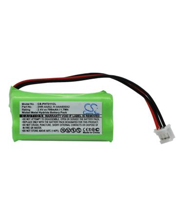 SOBOUR Battery Replacement for Ph-ps Part Number: 2HR-AAAU 60AAAH2BMX H-AAA600X2 DECT 215 Trio DECT 2151 DECT 2152 DECT 2153 DECT 2154 DeCT 215s DECT 216
