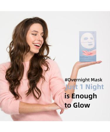SEUMFY Collagen Face Masks - 5 000 000ppb Deep Overnight Lifting & Firming Mask - 40g x 4 | Hydrating Skincare for All Skin Types - International Shipping Available - Buy Online on GoSupps.com