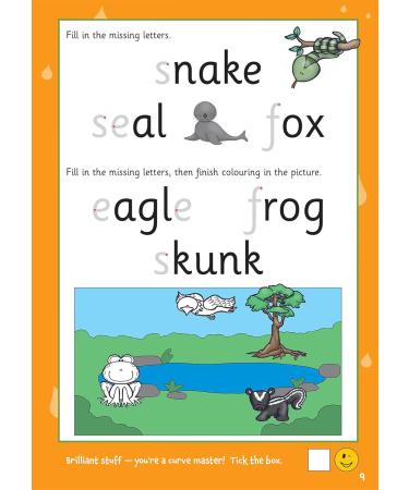 Writing Activity Book for Ages 4-5 | CGP Reception Activities | International Shipping - Buy Online on GoSupps.com