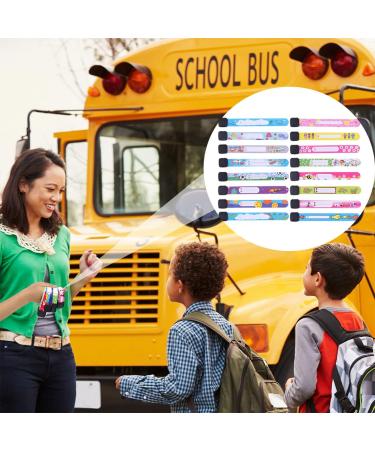 Sjbautyo 16-Part Emergency Arm Band Set for Kids | Waterproof SOS Safety ID Bracelet - Anti-Loss for Boys Girls Toddlers & Babies - Buy Online on GoSupps.com