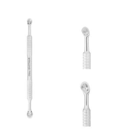 VJ Cuticle Pusher EXPERT 52 Staleks Manicure Pedicure New (PE-52/1 ROUNDED CURVED PUSHER SLIM + BROAD)
