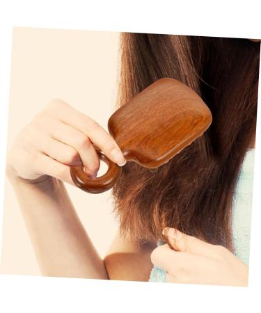 Buy Bcoath Riddone Degradation Ridge Scalp Massage Comb - Wooden Wide Tooth Comb for Curly Hair - Portable Hair Pimple Comb - 12.50x6.00cm - Ships Internationally - Buy Online on GoSupps.com