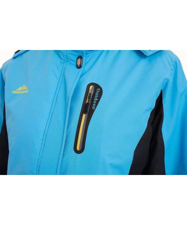 Magcomsen Women's Winter Snow Ski Jacket | Water-Resistant Parka with Hood | Windproof & Rainproof | Fleece Lined | Black - Size XX-Large - Buy Online on GoSupps.com