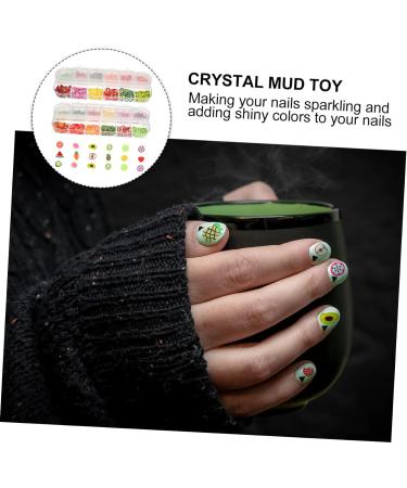 Healeved 4 Boxes 12 Polymer Clay Sequins Manicures Accessories Flower Stickers for Nails Nail Slices Fruit Lemon Stickers Fruit Slice Nails Nail Art Supplies 3d Crystal Mud Soft Pottery - Buy Online on GoSupps.com
