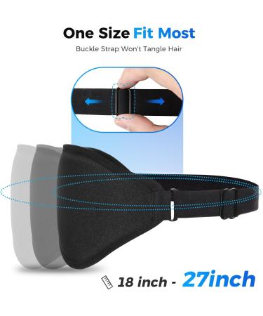 NOWWISH 3D Sleep Mask - Light Blocking Blindfold for Sleeping & Travel - Black - Buy Online on GoSupps.com