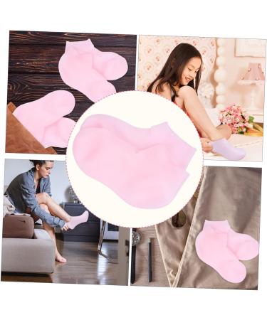 minkissy 2 Pairs Protective Socks Spa Socks Moisturizing Feet Sock Moisturizing Stocking Cracked Feet Socks Heel Sockss Foot Heel Protector Socks Women Socks Open Toe Socks Sebs Lotion Miss - Buy Online on GoSupps.com