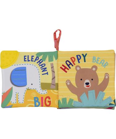 Little Me Jungle Animals Crinkle Activity Book with Teether - 5 Inch, Multi-Colored - Buy Online on GoSupps.com