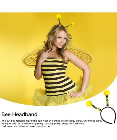 Bumble Bee Headband 6 Pack for Women & Kids - Festive Tentacle Hair Bands for Halloween & Christmas - Buy Online on GoSupps.com