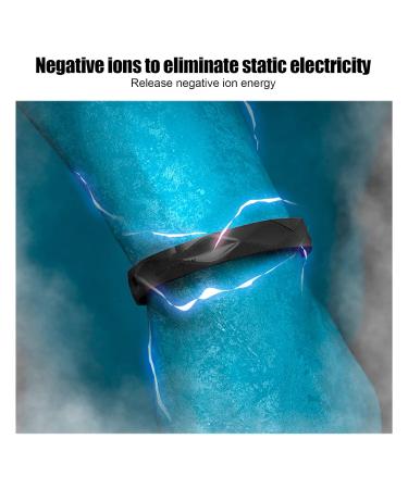 Buy Antistatic Hand Loops & Silicone Bracelets for Improved Sleep - Winter Electrostatic Removal for Men & Women | Black - Buy Online on GoSupps.com