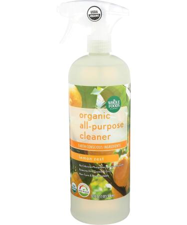 Buy Whole Foods Market Organic All-Purpose Cleaner Lemon Zest 32 fl oz - Eco-Friendly International Shipping - Buy Online on GoSupps.com
