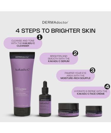 DERMAdoctor Kakadu C dermatologue formul la vitamine C claircissement quotidien 3 en 1 nettoyant exfoliant pour le visage nettoyant pour le visage nettoyant pour le visage d maquillant - Buy Online on GoSupps.com