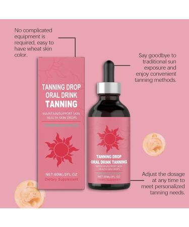Face Tanning Drops Sunbathing Bronzer Fast Natural Tanning Body Face Moisturizer Indoor Outdoor For Women Men - Buy Online on GoSupps.com