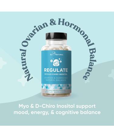Regulate Myo-Inositol & D-Chiro Inositol Supplement - Hormone Balance Support - 90 Vegetarian Capsules - Buy Online on GoSupps.com