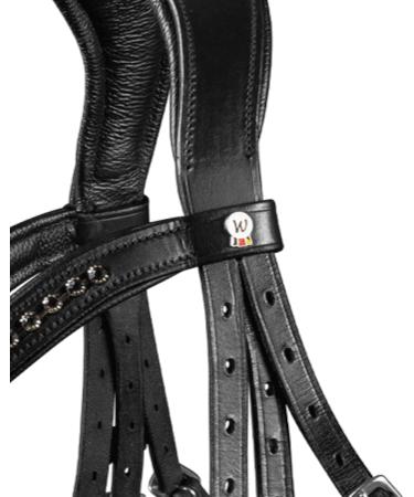 WALDHAUSEN X-Line New Shape II Bridle for Warmblood - Black | Premium Equestrian Gear International Shipping Available - Buy Online on GoSupps.com