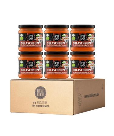 Organic Little Lunch Goulash Soup - 100% Beef Gluten-Free No Added Sugar Lactose-Free 6 x 350g - Buy Online on GoSupps.com