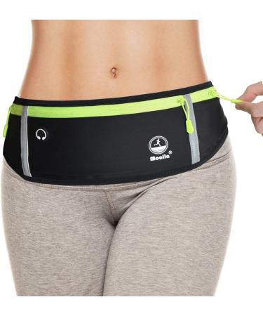 Running Belt Fanny Pack for Women Men - Black Waist Pack Phone Holder for Sports Workout - Buy Online on GoSupps.com