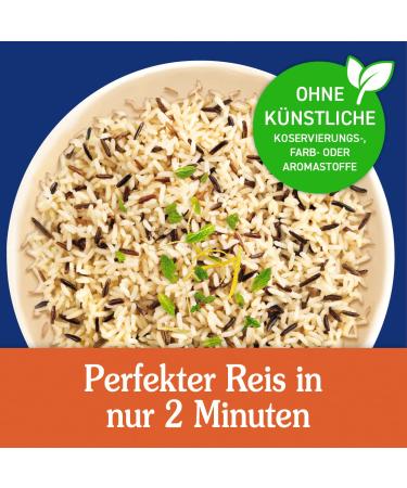 BEN'S ORIGINAL Express Rice Long Grain & Wild Rice - 6 Packs (220g each) - Buy Online for Fast International Shipping - Buy Online on GoSupps.com