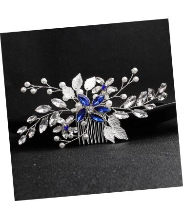 Ipetboom Hair Pin Hair Barrettes Tiara Goody Hair Clips for Women Rhinestone Hair Accessories Bride Headpieces for Wedding Elegant Photo Props Flower Design Hair Comb Headgear - Buy Online on GoSupps.com