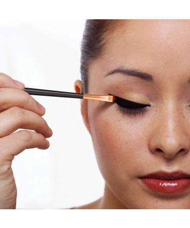 RoyalBeautiqua Makeup Brushes Set Make up Brushes EYE Brush Wing Liner Eyebrow Brush Premium Quality BELLA FIBRE II Make a Glamorous EYEBROW and EYE-SHADOW - Buy Online on GoSupps.com