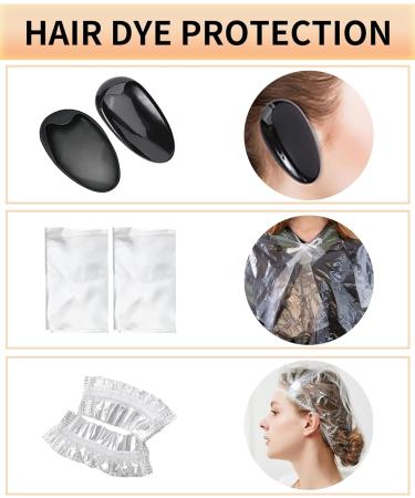 Guokoo 28 Pcs Hair Dye Kit - DIY Salon Hair Coloring Bleaching Tools Set - Includes Disposable Shawl Shower Cap Hairpins Brush Comb Hair Tinting Bowl Dye Brush Ear Cover and Gloves 26 - Buy Online on GoSupps.com