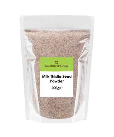 Milk Thistle Seed Powder 500g by Manor Springs