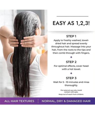 Keratin hair mask 2023 new moisturizing keratin hair mask keratin hair care balancing hair mask for healthy scalp - Buy Online on GoSupps.com