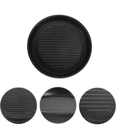 Zerodeko Non Stick Frying Pan Ceramic Frying Pan Outdoor Cookware Square Dinner Plates Non-Stick Frying Pan Meats Camping Pan Portable Charcoal Grill Flat Gas Stoves Oven Aluminum 21.50X21.50X2.50CM Black - Buy Online on GoSupps.com