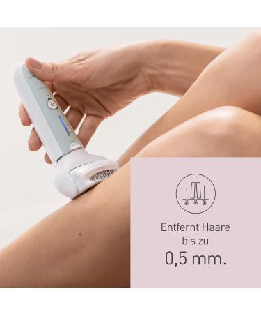 Panasonic ES-EY70-G503 4-in-1 Wet/Dry Epilator | Dual Disc 60 Tweezers 90 Swiveling Head LED Light Wireless Hair Remover & Foot Care Tool - Buy Online on GoSupps.com