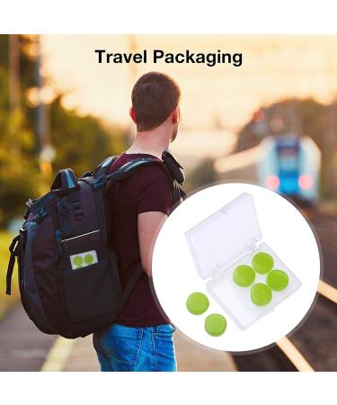 Reusable Earplugs - Super Soft Foam & Silicone Hearing Protection for Sleep Study & Travel | Noise Reduction Earplugs - Washable & Moldable 6 Green - Buy Online on GoSupps.com
