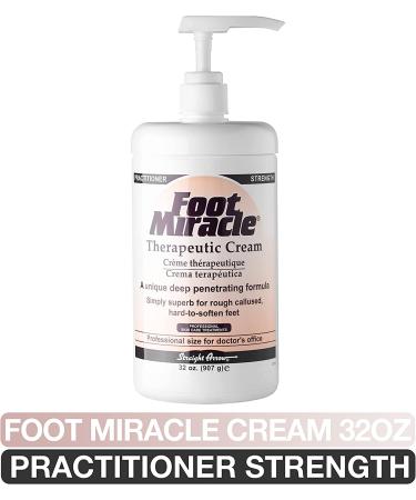 Foot Miracle Therapeutic Cream 32oz - Practitioner Strength with Pump - Buy Online on GoSupps.com