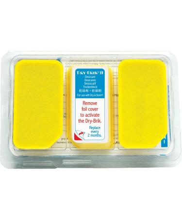 Dry & Store Dry-Brik II Desiccant Blocks - 6 Blocks (2 Packs) | Replacement Moisture Absorber for Global II & Zephyr - Buy Online on GoSupps.com