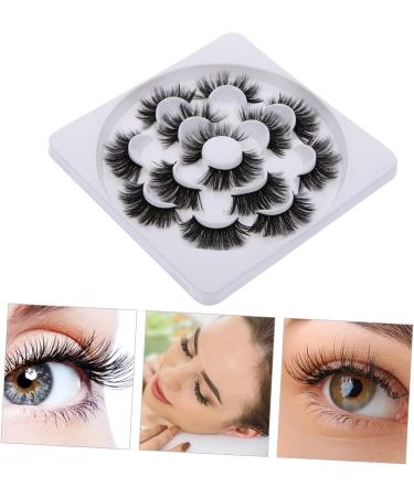 Beavorty 1 Box Fake Eyelashes Women Eyelashes Creative Fake Eyelashes natural false eyelashes essence three-dimensional fiber cosmetics natural multi-layer make up eyelashes Makeup Tools - Buy Online on GoSupps.com