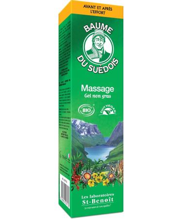 Saint Benedict Organic Swedish Balm Massage Gel Formula Based on Herbal Extracts and Aromatic Herbs For Wellness and Re - Buy Online on GoSupps.com
