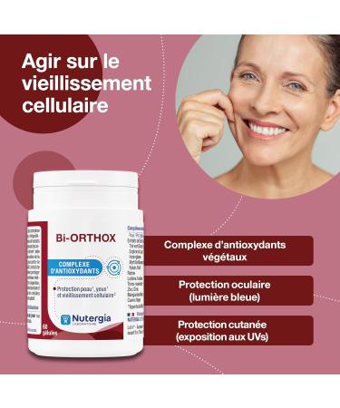 Nutergia Cellular aging protector Eye protection skin protection and against cellular aging Food supplement 60 Capsules Made in France - Buy Online on GoSupps.com