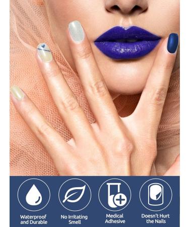 Kalolary Gel Nail Polish Strips 32PCS Nail Gel Art Sticker Waterproof Full Nail Wraps Decal Sets with Nail File and Stick for Women Girls Nail Art Decor (UV/LED Lamp Required) (E) - Buy Online on GoSupps.com