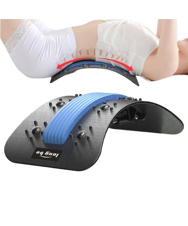 Generic stretching board for the lower back back stretch |Slip-proof adjustable cracking board |Elastic back massager for work everyday life yoga wear -resistant back extensor for