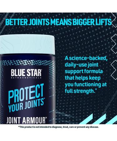 Blue Star Nutraceuticals JOINT ARMOUR - Joint Support Formula w/ 5-Loxin | Daily Use Formula Function At Full Strength - 90 Capsules - Buy Online on GoSupps.com