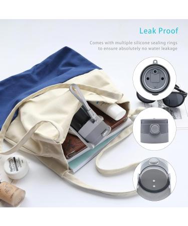 Portable Foldable Dog Water Bottle (430ml) - Gray - Ideal for Travel Hiking & Outdoor Pet Adventures - Buy Online on GoSupps.com