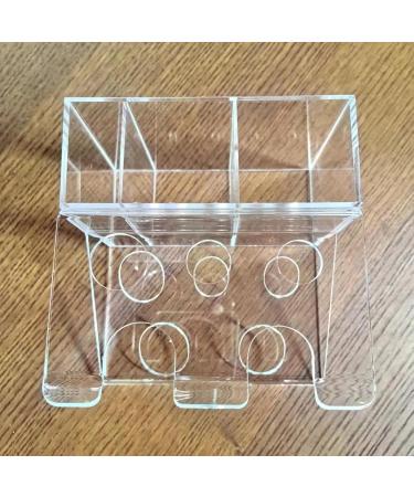 Magidal Multifunctional Shaver Holder & Makeup Organizer - Transparent Toothbrush & Comb Stand for Home & Hotel - Buy Online on GoSupps.com