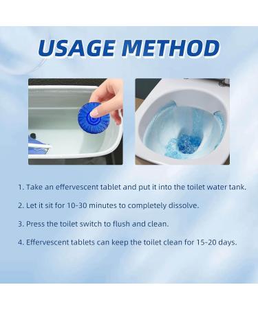Toilet Toilet Cleaning Block Stains Odors Household Toilet Cleaning Block Household 10pcs Blue Static Remover for Carpet (Blue One Size) Blue One Size - Buy Online on GoSupps.com