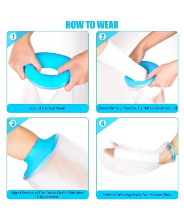 Waterproof Arm Cast Cover - Reusable Protector for Shower and Bathing - Buy Online on GoSupps.com
