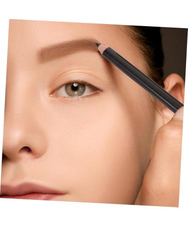 VINTORKY 4pcs Eyebrow Pencils Wood Eye Brow Pencils for Women Brown Thin Eye Brow Pencils - Buy Online on GoSupps.com