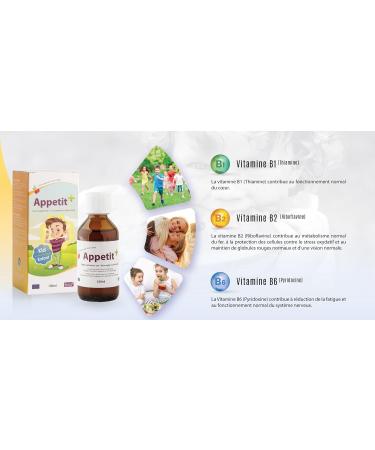 APPETIT+ Booster - Stimulates Appetite & Weight Gain | Fenugreek & B Vitamin Complex | Pleasant Cherry Taste | 100ml | Gluten Free - Buy Online on GoSupps.com